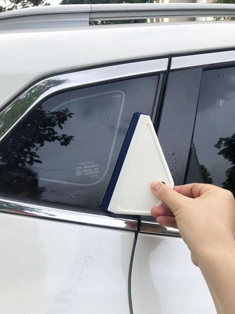 EHDIS Small Squeegee Window Tint Squeegee Silicone Squeegee Wiper Blade for Car Window Glass Mirror Cleaning Wash Cleaner Wiper - 2 PCS - Image 3